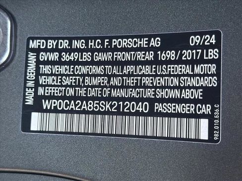 Used 2025 Porsche 718 Boxster RWD image 26
