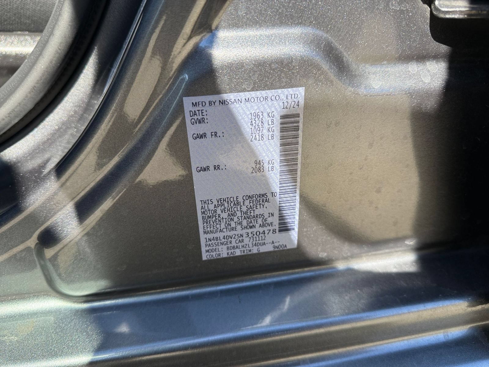 Used 2025 Nissan Altima 2.5 SV FWD image 29