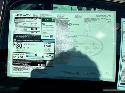 New 2025 Subaru Legacy Premium image 27