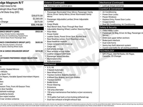Used 2005 Dodge Magnum R/T w/ Convenience Group II RWD image 5