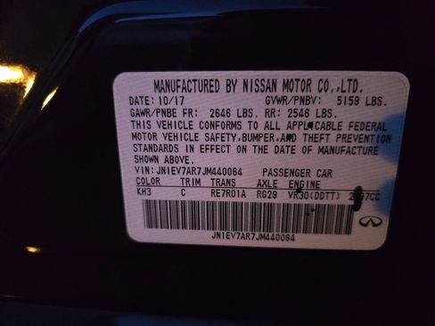 Used 2018 INFINITI Q50 Luxe w/ Sensory Package (Luxe) image 37