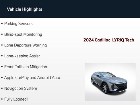 Used 2024 Cadillac Lyriq Tech AWD/4WD image 65