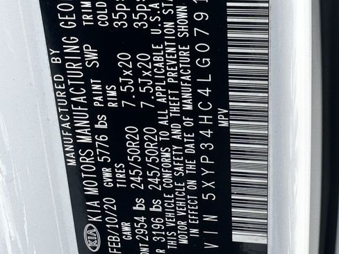 Used 2020 Kia Telluride EX w/ EX Premium Package FWD image 37