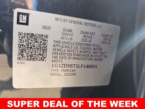 Used 2020 Chevrolet Malibu LT image 41