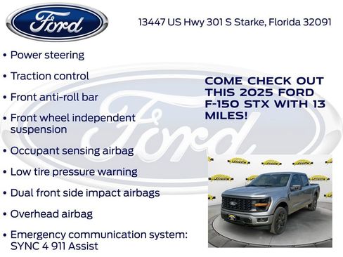 New 2025 Ford F150 STX w/ Equipment Group 200A image 20