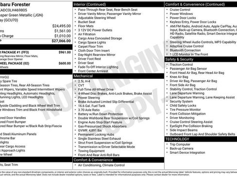 Used 2020 Subaru Forester w/ Popular Package #1 image 6