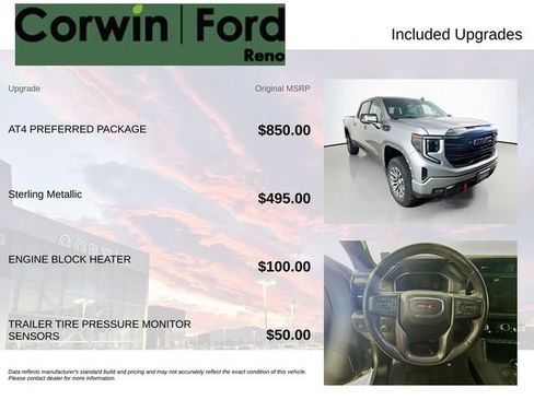 Used 2023 GMC Sierra 1500 AT4 w/ AT4 Preferred Package AWD/4WD image 3