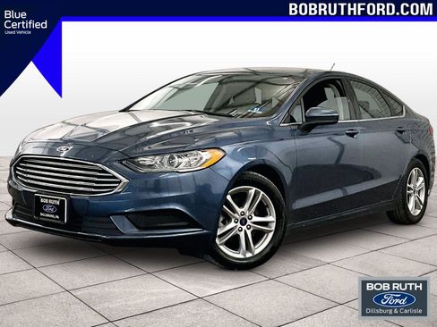 Used 2018 Ford Fusion SE w/ Fusion SE Technology Package FWD image 1