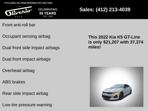 Used 2022 Kia K5 GT-Line image 10
