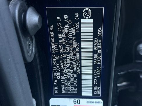 Certified 2022 Lexus ES 350 F Sport FWD image 22