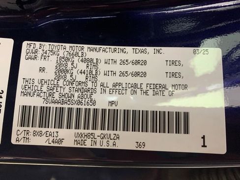 Used 2025 Toyota Sequoia Limited w/ TRD Off-Road Package image 36