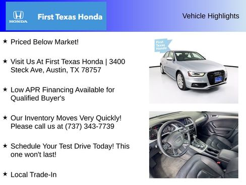 Used 2015 Audi A4 2.0T Premium image 5