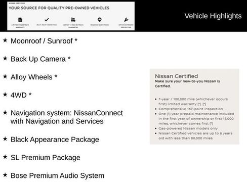 Certified 2025 Nissan Pathfinder SL w/ SL Premium Package AWD/4WD image 9
