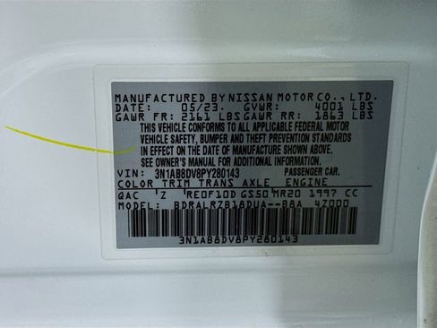 Used 2023 Nissan Sentra SR w/ Electronics Package image 29