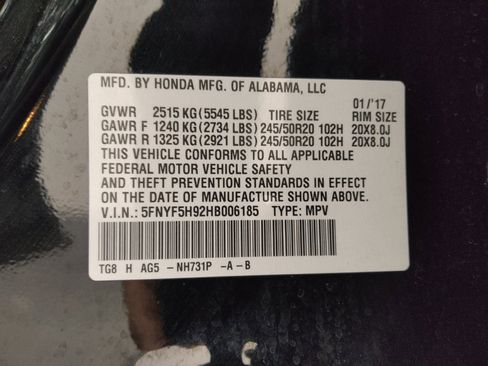 Used 2017 Honda Pilot Touring image 33