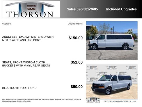Used 2022 GMC Savana 3500 LS RWD image 7