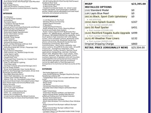 Used 2018 Subaru Impreza 2.0i Sport AWD/4WD image 2