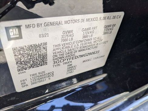 Used 2021 Chevrolet Silverado 1500 LT Trail Boss w/ Safety Package AWD/4WD image 20
