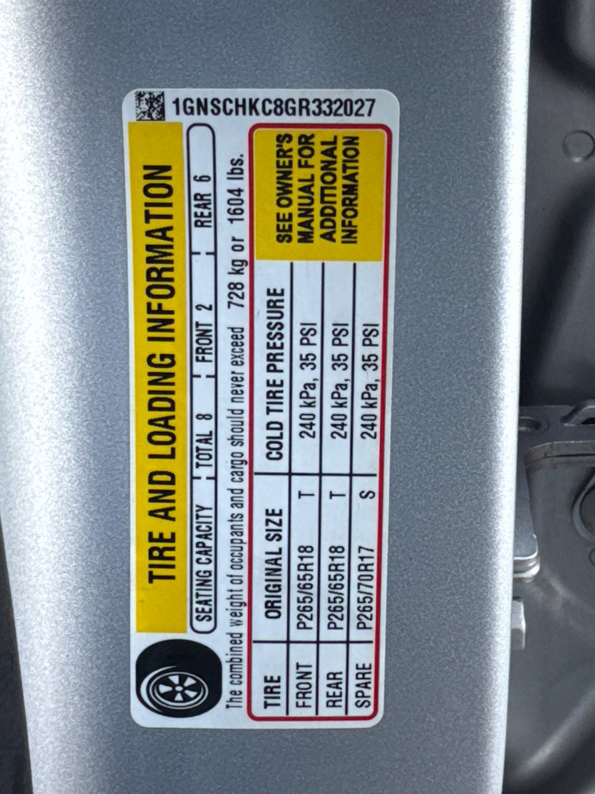 Used 2016 Chevrolet Suburban LT w/ Luxury Package RWD image 13