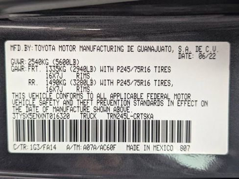 Used 2022 Toyota Tacoma SR AWD/4WD image 27