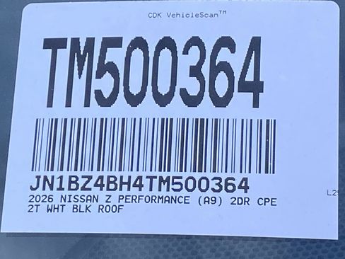 New 2026 Nissan Z Performance w/ Floor Mat Package image 33