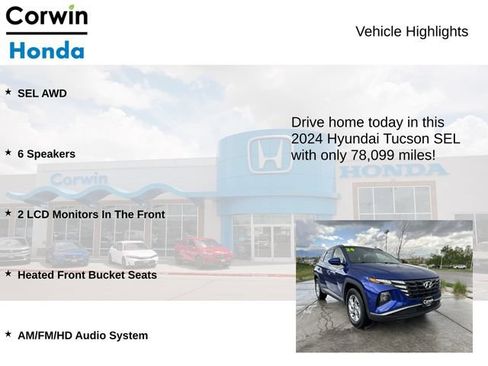 Used 2024 Hyundai Tucson SEL AWD/4WD image 6