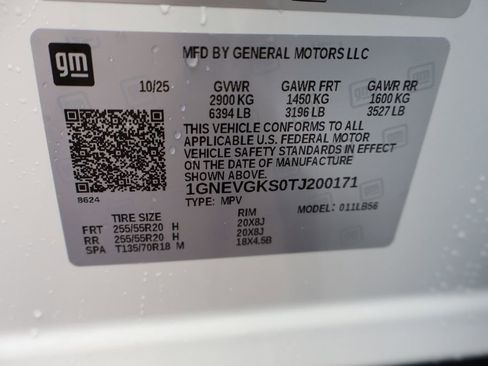 New 2026 Chevrolet Traverse LT w/ Sun and Wheel Package image 48