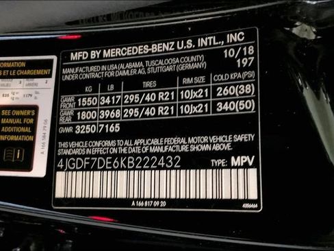 Used 2019 Mercedes-Benz GLS 550 4MATIC w/ Accessory Chrome Package image 8