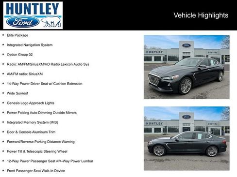 Used 2021 Genesis G70 2.0T w/ Elite Package image 2