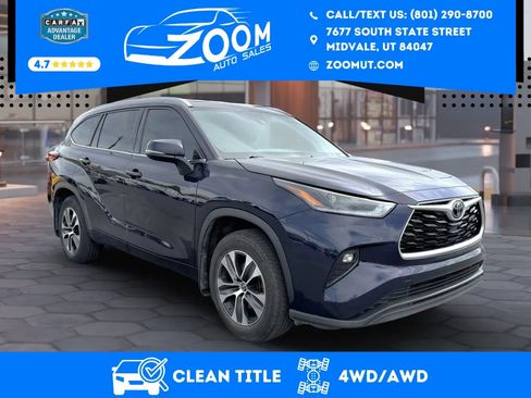 Used 2021 Toyota Highlander XLE AWD/4WD image 1