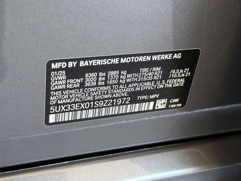 Used 2025 BMW X6 xDrive40i w/ Climate Comfort Package AWD/4WD image 26