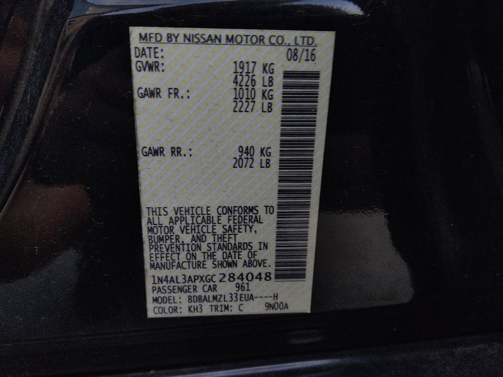 Used 2016 Nissan Altima 2.5 SV w/ Convenience Package FWD image 33