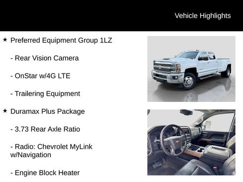 Used 2017 Chevrolet Silverado 3500 LTZ w/ Duramax Plus Package image 26