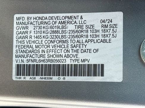 Used 2024 Honda Odyssey EX-L image 33