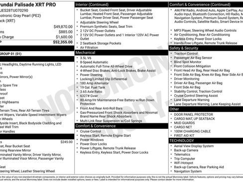 New 2026 Hyundai Palisade XRT Pro image 8