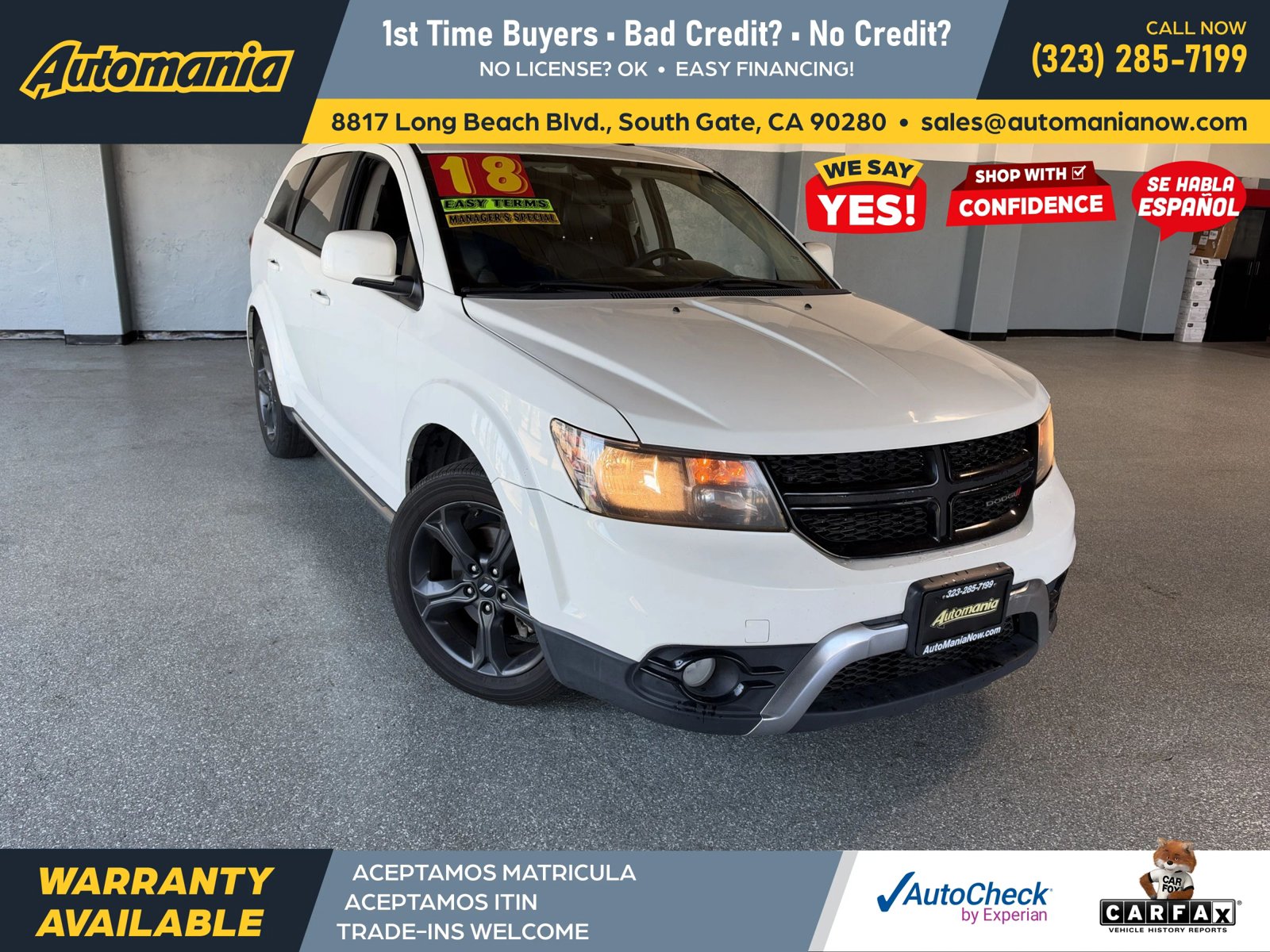 Used 2018 Dodge Journey Crossroad FWD image 1