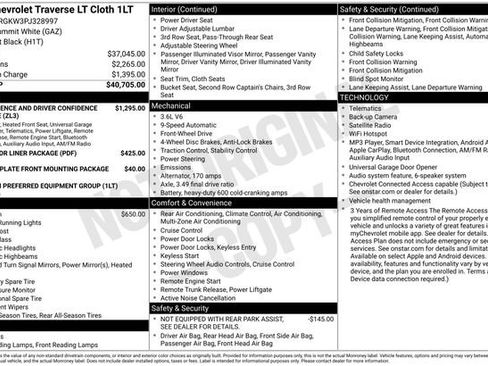 Used 2023 Chevrolet Traverse LT FWD image 32