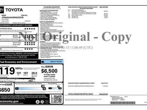 Used 2024 Toyota bZ4X XLE image 4