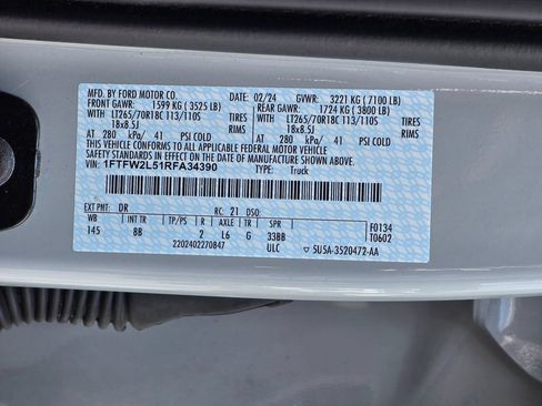 Used 2024 Ford F150 STX w/ Equipment Group 201A FX4 AWD/4WD image 53
