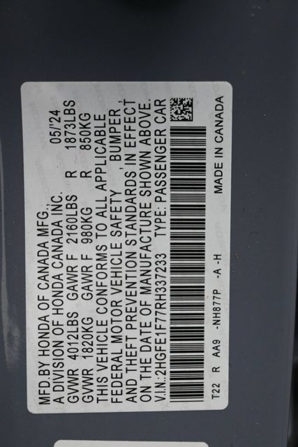 Used 2024 Honda Civic EX image 20