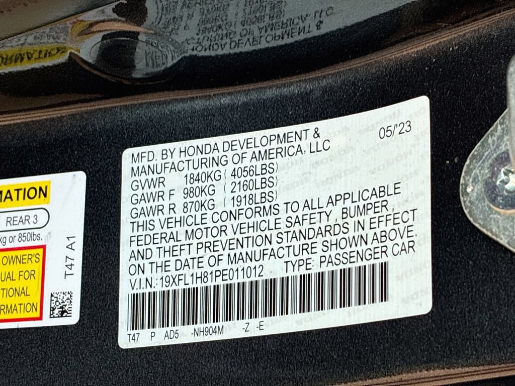 Used 2023 Honda Civic Sport Touring image 30