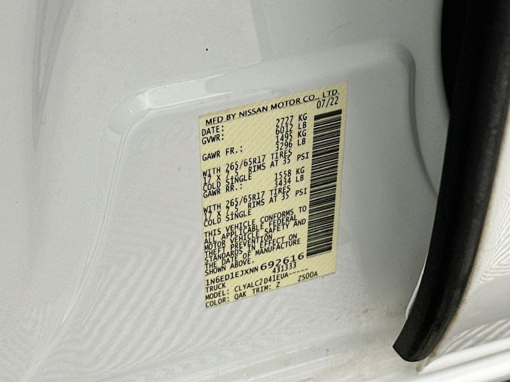 Used 2022 Nissan Frontier SV RWD image 27