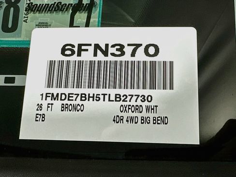New 2026 Ford Bronco Big Bend AWD/4WD image 17