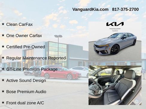 Certified 2026 Kia K5 GT-Line w/ GT-Line Premium Package FWD image 6