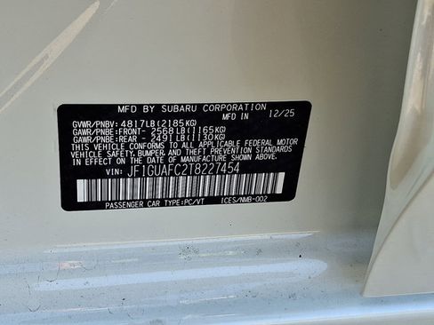 New 2026 Subaru Impreza 2.0i Sport image 22