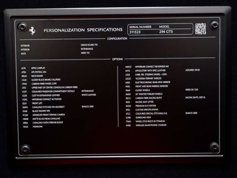 Certified 2024 Ferrari 296 GTS RWD image 13