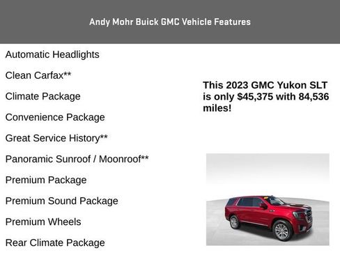 Used 2023 GMC Yukon SLT w/ SLT Premium Package AWD/4WD image 8