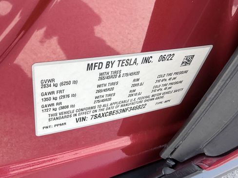 Used 2022 Tesla Model X AWD/4WD image 40