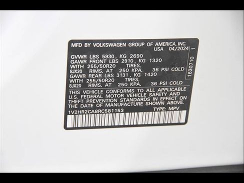 Certified 2024 Volkswagen Atlas SE AWD/4WD image 24