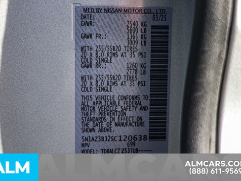 Certified 2025 Nissan Murano SV image 56